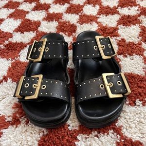 AllSaints Leather Sandals